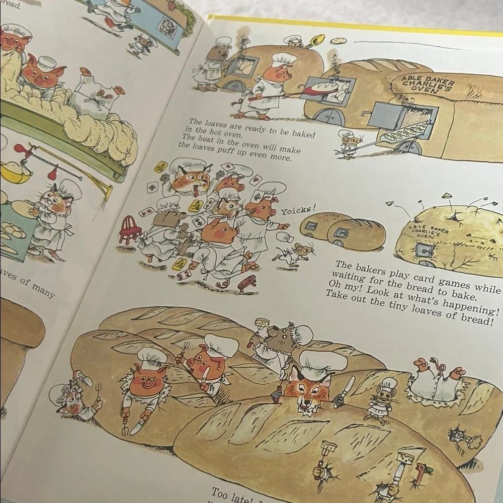 Richard Scarry's 'What Do People Do All Day?' Book 1979 version vintage